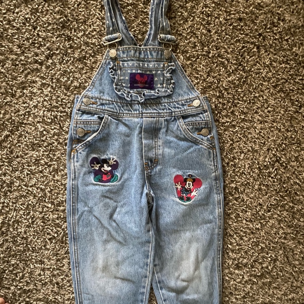 Vintage Minnie Mouse overalls